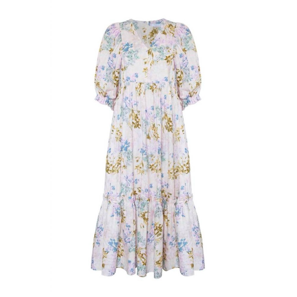 Hunter Bell Palmer Maxi Dress Pastel